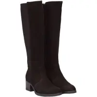 Wonders for woman. G-6260 Black Charme Leather Boots (41), 3 to 5 cm, Suede, Zip, Casual