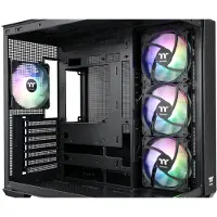 Thermaltake View 380 TG ARGB, Midi Tower, PC, Musta, ATX, mikro ATX, Mini-ITX, SPCC, Karkaistu lasi, Pelaaminen (CA-1Z2-00M1WN-00)