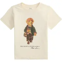 Ralph Lauren for boy. 322B27298002 Beige Polo Bear cotton T-shirt (4años= 109/116cm), Casual, Short sleeve, children's fashion
