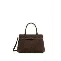Noella Macie Bag Real Suede - Brown - ONE SIZE