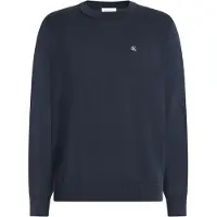 Calvin Klein Ls Eu Clsc Cttn Crwnk Swtr 12Gg - Navy - XL