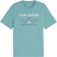 Tom Tailor Paita laivastonsininen / sinivihreä / valkoinen