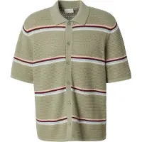 Jack & Jones Neuletakki 'JORMAINE' vaaleansininen / vaaleanvihreä / burgundin punainen / valkoinen