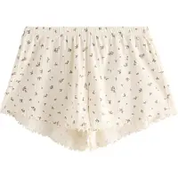 Lindex Pyjamahousut vihreä / lila / villanvalkoinen