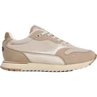 Pepe Jeans for woman. PLS400039 Beige Bexley Essence sneakers (38), Flat, Laces, Casual