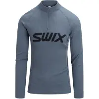 Swix RaceX Merino Half Zip, mies, harmaa