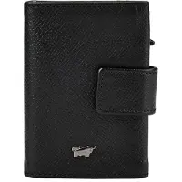 Braun Büffel Robin Korttikotelo RFID-suoja Nahka 7.5 cm Musta