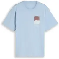 Tom Tailor DENIM Paita vaaleansininen / ruskea / offwhite