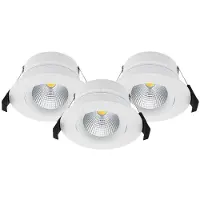 Shelly Hilux DS8 White 3-Pack WiFi Bluetooth 8W 2200-6000K CRI95 Downlight