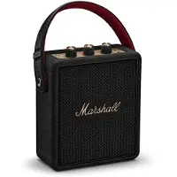 Marshall Stockwell III kannettava Bluetooth-kaiutin (musta/messinki)
