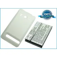 Cameron Sino HTC EVO 4G A9292 Supersonic Extended With White Color Back Cover yhteensopiva akku - 2200 mAh
