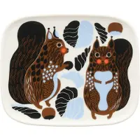 Marimekko Kurre Plate 12X15Cm - White - 12X15