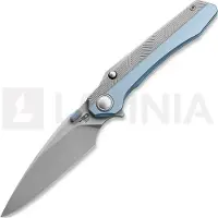 Bestech Wet Nellie - Stonewash - Titanium kääntöveitsi, sininen