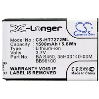 123accu HTC Desire Z akku 1500 mAh