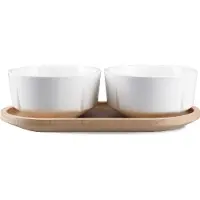 Rosendahl Gc Tapassæt 19X10 Cm Hvid 2 Stk. - White - 19X10CM