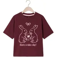 The New Tnvalkyrie Os S_S Tee - Burgundy - 134/140