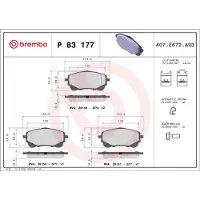 Brembo Jarrupalasarja P 83 177