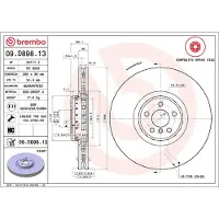 Brembo Jarrulevy (1kpl) 09.D898.13