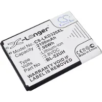 123accu LG D280 D280N D285 Spirit 4G akku 1800 mAh