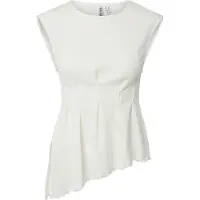 Pieces Pcmalie Sl Asymetric Top Jrs D2D - White - M