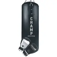 Champ Junior Boksesæt 11 kg - Sort/Sølv