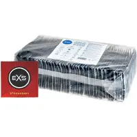 Exs Strawberry - mansikanmakuinen kondomi (100 kpl)