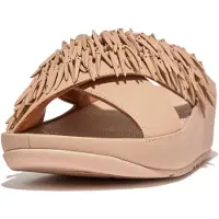 FitFlop Rumba Beaded Leather Cross Sandaalit