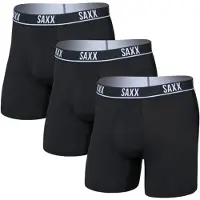 Saxx Essential Performance Mesh Boxer Brief Fly 3pk Boxerit 3 Yksiköt