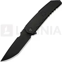 We Knife Capstan kääntöveitsi, Black Titanium, Black Stonewash