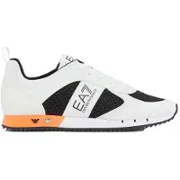 Emporio Armani unisex. 7X000334_AF18610 Trainers Black & White Laces white, black (36), Flat, Casual