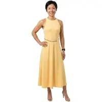 Armani Exchange for woman. XW001971AF21553U2149 Maxi dress yellow (M), Casual, Party, Polyester, Sleeveless / Straps