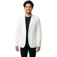 Armani Exchange for man. XM002073AF11882U0009 White Deconstructed Blazer (34), Casual, Cotton