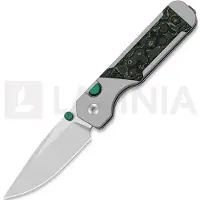 Kizer Cutlery Militaw 315 M390 kääntöveitsi, Jungle Wear FatCarbon & Black Aluminum, Satin