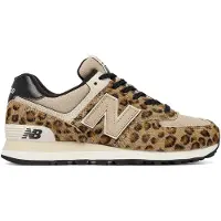 New Balance for woman. W574V2_LI 574 brown sneakers (37.5), Fabric, Flat, Laces, Casual
