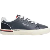 Pepe Jeans for boy. PBS300002 Trainers Kenton Campus navy (37), Flat, Laces, Casual, children's fashion