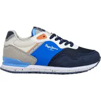 Pepe Jeans for boy. PBS400013 Trainers London South blue (35), Flat, Laces, Casual, children's fashion
