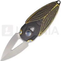 Rike Knife Cicada Button Lock Gray kääntöveitsi