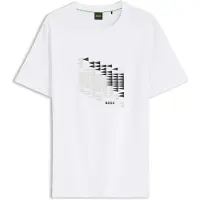 BOSS for man. 50566853 White TS Network Flag T-shirt (XL), Casual, Cotton, Short sleeve
