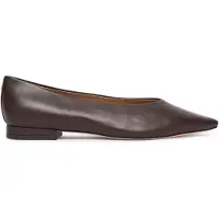 Ralph Lauren Audri Nappa Leather Ballet Flat - Brown - 38