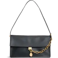 Tommy Hilfiger Crest Leather Conv Shoulder Bag - Black - ONE SIZE