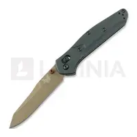Benchmade Osborne S90V Taiga Green kääntöveitsi