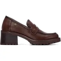 Xti for woman. 14608402-MARRON Brown shoes 146084 (41), 5 to 8 cm, None, Casual, Classic