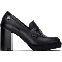 Xti for woman. 14609103-NEGRO Black moccasins 146091 (41), 8 to 10 cm, None, Casual, Classic