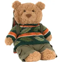 Jellycat Pehmolelu - 26 cm - Bartholomew Bear Vaellusasu - - OneSize - Pehmolelut