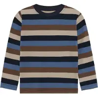 Minymo T-Shirt Ls Y/D - Navy - 128