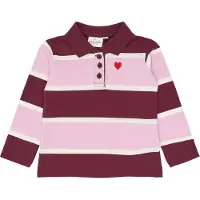 The New Tnstvidalia L_S Pique Polo - Burgundy - 104