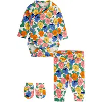 Mini Rodini Setti - Body p/h/Leggingsit/Rukkaset - Alttoviulut - - - 56 - Bodyt P/H
