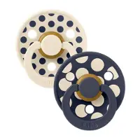 BIBS Studio Colour 2 Kpl:n Lateksinen Tutti-pakkaus Ivory Ivory 18 M + Valkoinen 18 M + Pojat, Tytöt