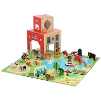 Vilac Fold-Out Playset - Countryside - Multi/patterned - ONE SIZE