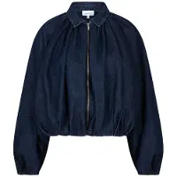 Dante 6 -Cassi Balloony Denim Jacket - Navy - 36